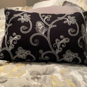 Embroidered Decorative Pillow